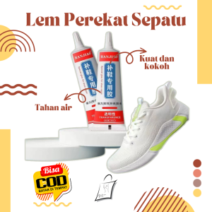 Lem Perekat Sepatu Baihere 60ml Super Kuat / Cairan Penambal Sol Sepatu Sendal Heels / Lem sepatu