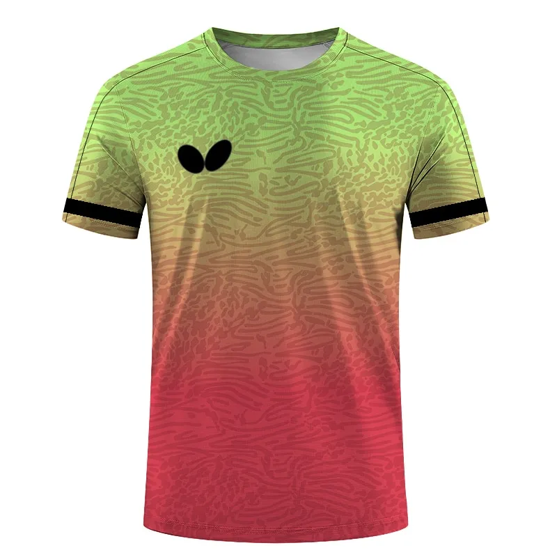 New table tennis t-shirts Men Women short-sleeved quick-drying breathable  training competition clothing Round neck sports shirts