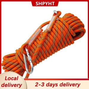 [COD] SHPYHT Local delivery Ship within 24 hours New Climbing Rope 1m Outdoor Emergency Wear Resistant Diameter High Strength Hiking Accessory Tool