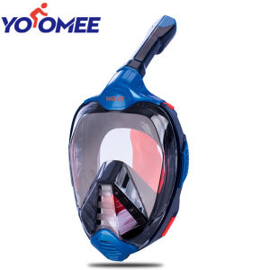 Yoomee Underwater Snorkeling Mask Swimming Scuba Diving Respirator Full Face Mask Anti-fog Safe Diving Equipment Children Adults