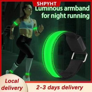 [COD] SHPYHT Local delivery Ship within 24 hours Charging LED Luminous Night Running Safety Outdoor Sports Reflective Arm Band