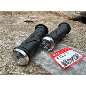 Paket Murah Sepasang Handgrip Grip Honda + Jalu stang Model Heng Pipi Tipis Universal Matic Bebek Vario Mio beat supra Scoopy Nmax Pcx Aerox dll