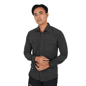 Zarventure Hanzo Kemeja Lengan Panjang Pria Outdoor Quickdry Kemeja Lapangan