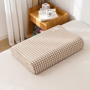 FEELDG 1PC Bông Vỏ gối cao su 30x50cm Có thể giặt được Vỏ gối Thời trang Thoải mái Vỏ gối nhớt Dùng cho phòng ngủ tại nhà