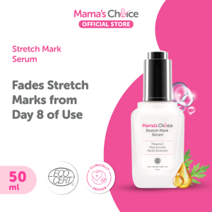 Mamas Choice Stretch Mark Serum (Safe Halal Natural Maternity Stretch Mark Oil Stretch Mark Cream)