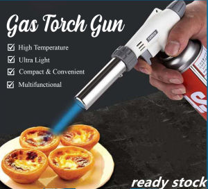 Portable Metal Flame Gun Package Camping Butane Gas Torch Burner Welding Fire MakerFlame Gun