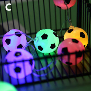 ZG285 10LEDs Battery Powered Christmas Bedroom Football Wedding Home Decoration Fairy Light Wire Lamp String Light