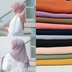 Hijab Pashmina Oval Ceruty Terbaru