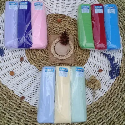 Promo Bedong Bayi Baru Lahir Polos Jumbo Ukuran 110x90 Pernel Perlengkapan Newborn Gift Set Pou Baby