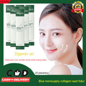 PROMO🔥Sleeping Mask 20 Buah/Bungkus Anti Penuaan Anti Kerut Pemutih Pelembab Otot Lifting Peregangan Melengkapi Kolagen Bebas Cuci Firming Masker anti aging Masker masker bioaqua Collagen Kolagen Jelly Whitening Sleeping Mask Essence face Mask
