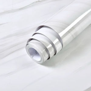 Wallpaper Sticker Dinding Motif Marmer Kombinasi Panjang 8 Meter x Lebar 45cm