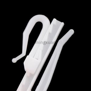 [COD] mingxuan 10Pcs Curtain Hanging Hooks Ring Window White Plastic Curtain Hook For Home Office Curtain Accessories 7cm 8.5cm