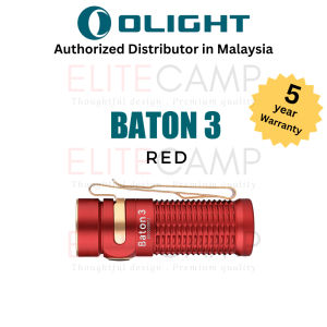 Olight Baton 3 (Pro) (Pro Max) Rechargeable Water Proof Magnetic Flash Light Camping Hiking Emergency EDC Torch Light