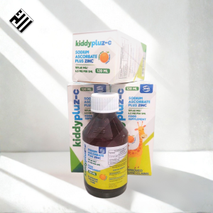kiddypluz-C Sodium Ascorbate PLUS Zinc  Food Supplement  120ml