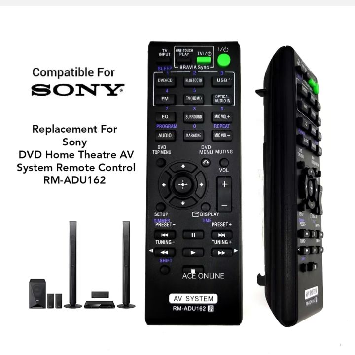 Telecomando Sostitutivo RM-ADU005 Per Sony Home Theatre System – Compatibile DAV-DZ530, DAV-DZ630, HCD-DZ530 E Altri – IR, Pronto All'Uso - 3
