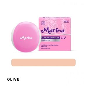 MARINA Compact Powder UV Brighten Up 12gr - Bedak Padat