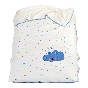 ผ้าห่มกำมะหยี่นุ่มสำหรับเด็กขนาด100X115ซม. เป็นมิตรกับผิวอ่อนโยนผ้าห่มเด็กทำความสะอาดง่ายค่อนข้างโซฟา