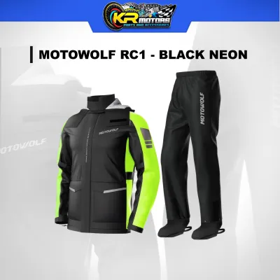 Unisex Motowolf Raincoat RC1 Rain Coat for Riders / Rain Wear for Protection - Waterproof & Windproof
