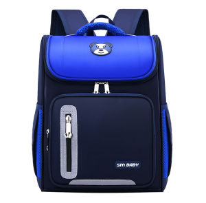 Grade 3-6 spine protection to reduce the burden on boys and girls logo reflective space school bags