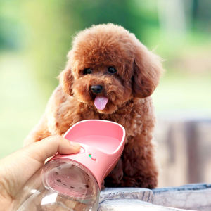 Pets Friend 350ml Pets Dog & Cat Water Bottle Leakage-proof Dogs Water Bottle Outdoor Portable Bottle for Small Medium Large Dog