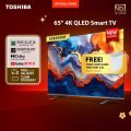 [FREE ONGKIR JABODETABEK] [KHUSUS ONLINE] Toshiba TV 65" 4K UHD Smart TV - Regza ZR Quantum Dot QLED Dolby Vision Atmos HDR10+ MEMC VRR ALLM Game Deck Screen Sharing Voice Control Wifi Bluetooth 5.0 HDMI 2.1 Digital - 65E450NP. 