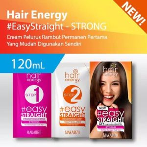 MAKE BEAUTY - MAKARIZO HAIR ENERGY EASY STRAIGHT KIT 120ML - PELURUS RAMBUT MAKARIZO