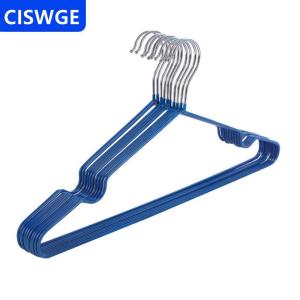 [COD] CISWGE AUTOPARTS Móc áo dày hộ gia đình traceless đơn giản móc áo kim loại người lớn trẻ em với không trượt notch móc áo
