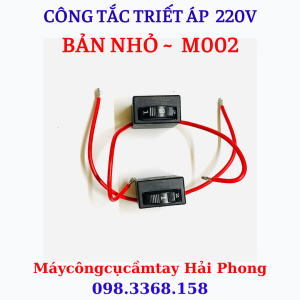 TRIẾT ÁP MÁY MÀI GIÁP ĐÁNH BÓNG : BẢN NHỎ kí hiệu MOO2 - BẢN TO kí hiệu TO26 - 250VAC-50Hz