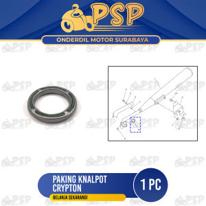 Paking Knalpot Crypton - Packing Asbes Gasket Exh Pipe Kenalpot Knalpot Yamaha Jupiter Vega Lama