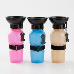 Dog Water Bottle Water Dispenser Drinking Feeder for Pets Outdoor Walking Hiking Travel