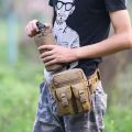 🔥จัดส่งฟรี🔥Military waist bag กระเป๋าคาดเอว กระเป๋าทหารคาดเอว ใส่ขวดน้ำได้. 