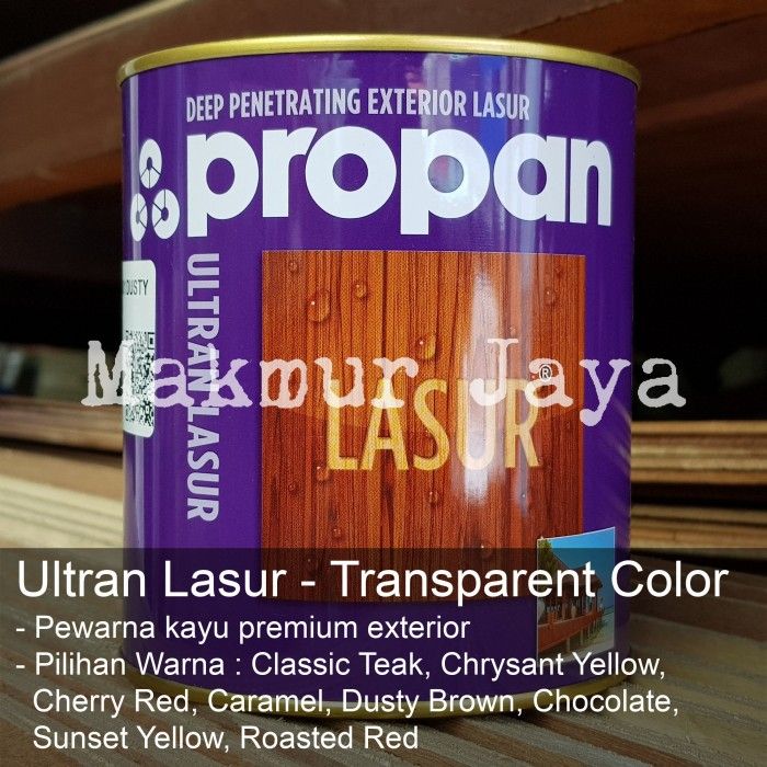 Ultran Lasur EL-501 Transparent Colors Propan Eksterior Kayu - Classic ...