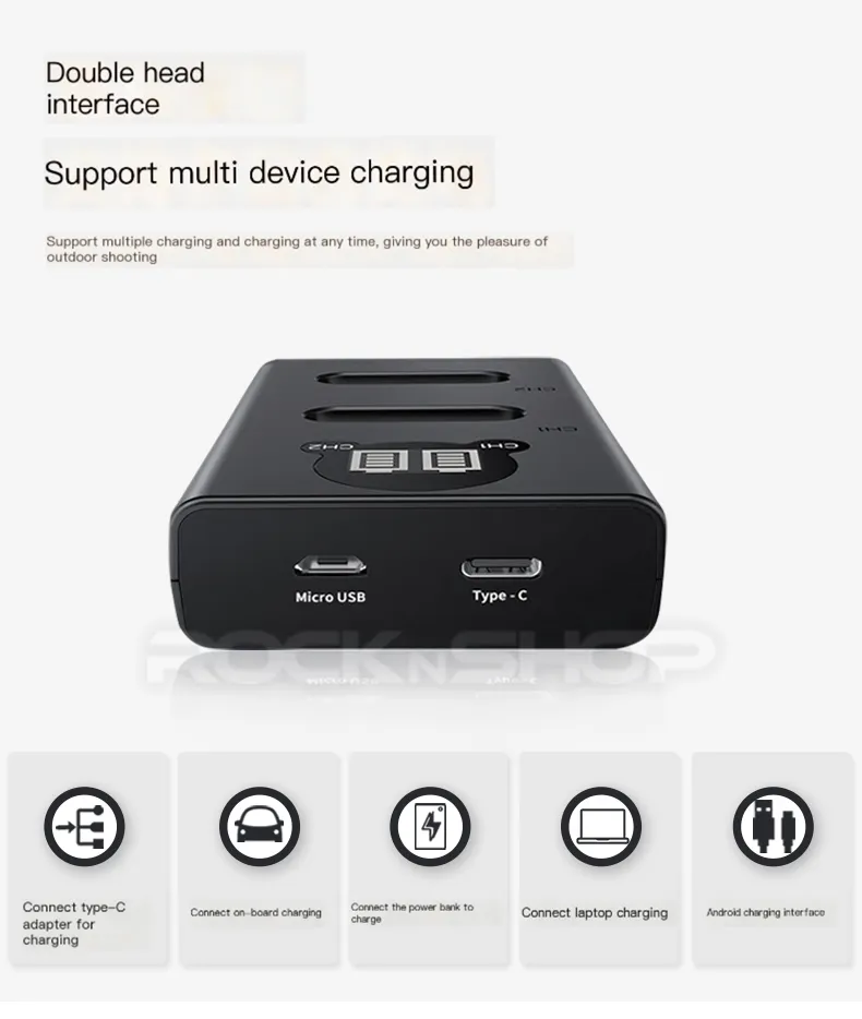 Batterie DSTE NB-13L Compatible Canon PowerShot G5X G7X G9X SX740 HS - 1500mAh