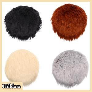 [Hilldora] Rắn màu ấm len Vòng đệm phân Pad dày ăn ghế đệm