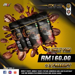 3 in 1 max coffee / kopi mx lelaki ginseng ali cafe / kuat tahan lamaa