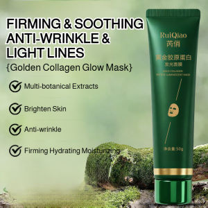 Gold Collagen Peptide Tightening Mask Anti Aging Firming Hydrating Face Mask Tightens Skin Reduces Wrinkles
