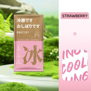 Digeo Cooling Ice Towel Wipe 1 Sheet Ice Cooling Towel Portable Cold Wet Wipes for Sweat/Running