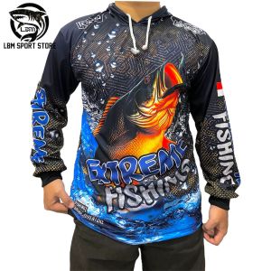 Baju pancing lengan panjang Jersey mancing Kaos mancing paling laris