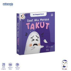 Bentang Kids - Buku Seri Mengenal Emosi : Saat Aku Merasa Takut Boardbook - Usia 3-8 Tahun - Millennia