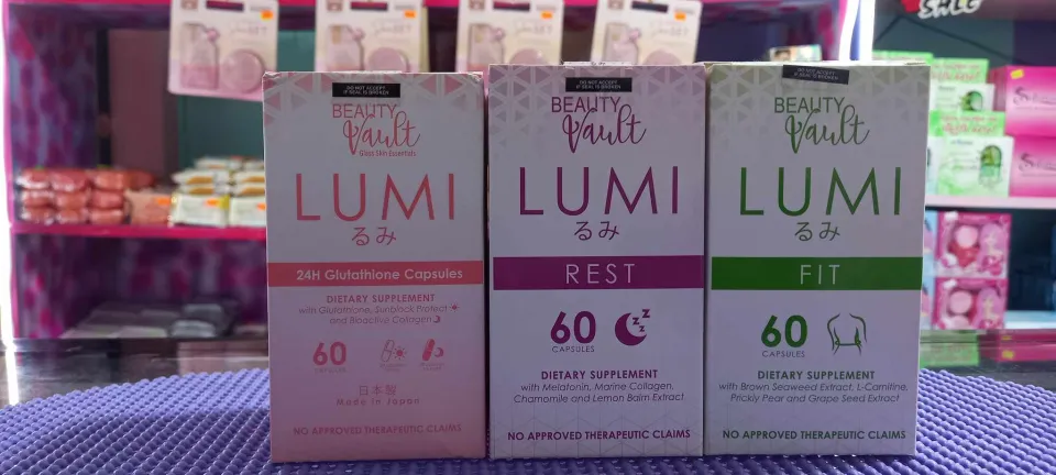 beauty vault lumi glutathione Glass Skin Essentials || || 24H Capsules || lumi fit || lumi rest || 60 caps تونر نضارة وتفتيح Size:1000 mcg/ml - 30 ml x 3 IV Glutathione and Diabetes