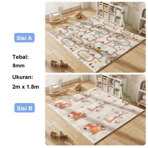 Playmat Bayi / Matras merangkak bayi / matras lipat / matras busa / Tikar Lipat