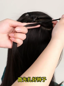 Topsy Tail Hair Tool 10 Set Hair Tail Tools with 2-Size French Braid-Loop Hair Braid Accessories Ponytail Making Tools