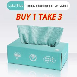 BUY 1 TAKE 1 Kitchen Microfiber Wipes Absorbent Disposable Cleaning Household Wash Dish Cloth Towel