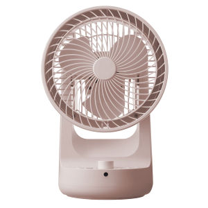 ±0 DC Circulator B320 | White / Pink | Quiet Lightweight | 360° Spin 18 Modes Timer & Auto Off Function with Remote for Easy-use | Plus Minus Zero