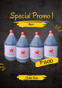 Marinade Sauce For Lechon Manok Liempo and BBQ (4 Gallons)