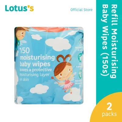 Cute & Care Moisturising Baby Wipes Refill 150S X 2 Packs