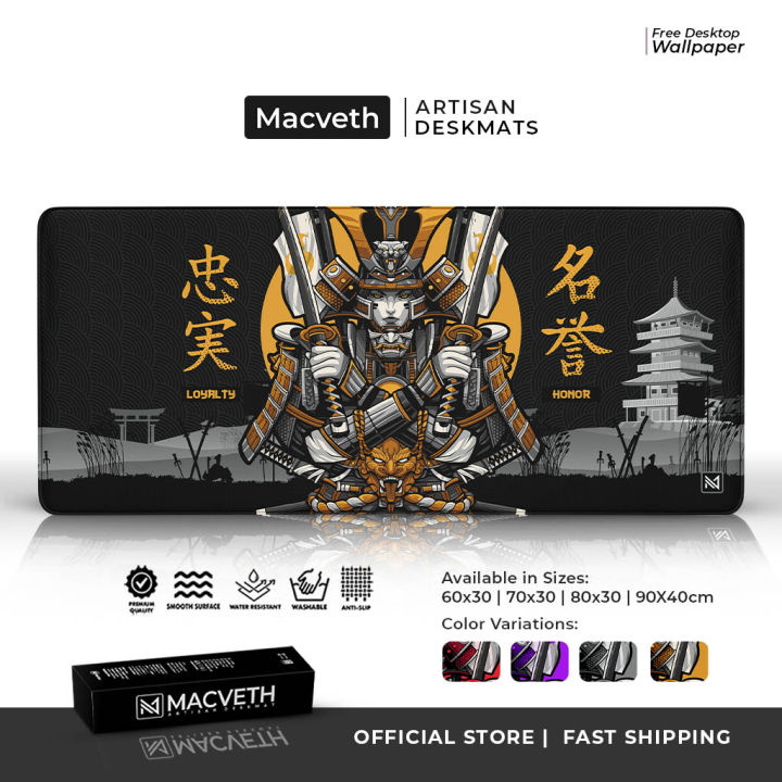 Macveth Artisan Deskmat ONABUGESHA Large Gaming Mousepad