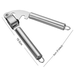 HTF Professional Kitchen Stainless Steel Garlic Press Mincer