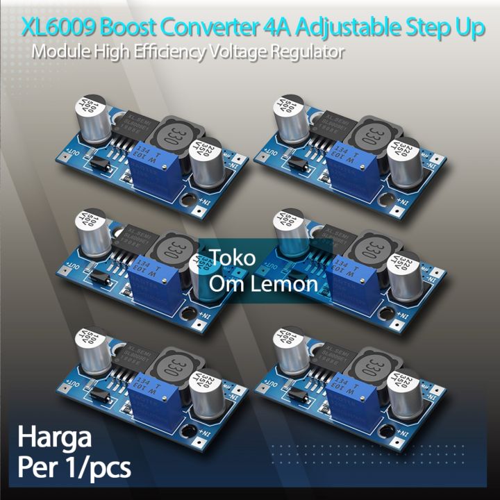 XL6009 step up DC to DC converter adjustable boost up modul