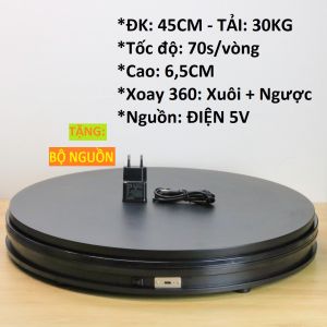 Bàn xoay đế xoay 360 45cm tải 30kg dùng điện 220V - TURNTABLE BKL
